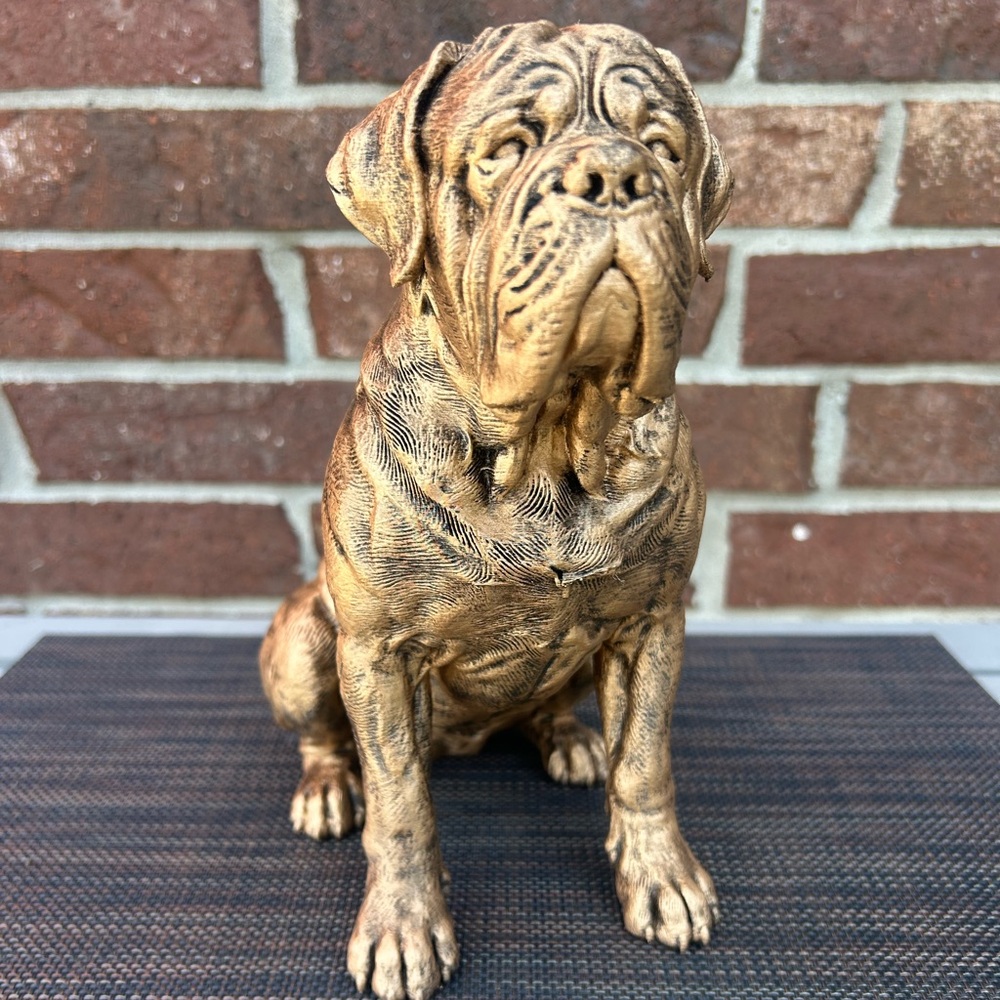 Charming English Mastiff Statue